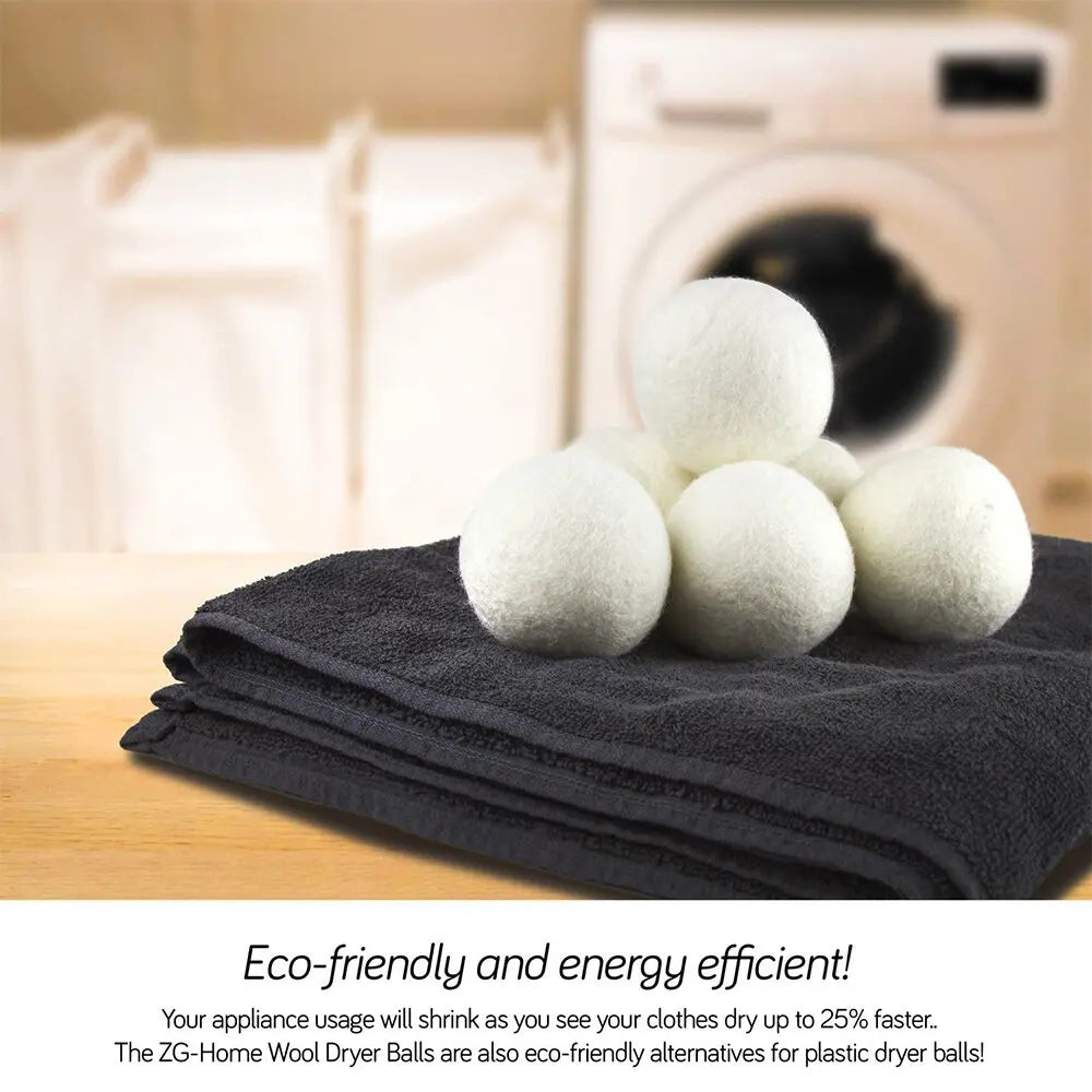 Wool Dryer Balls Reusable Fleece Laundry Ball