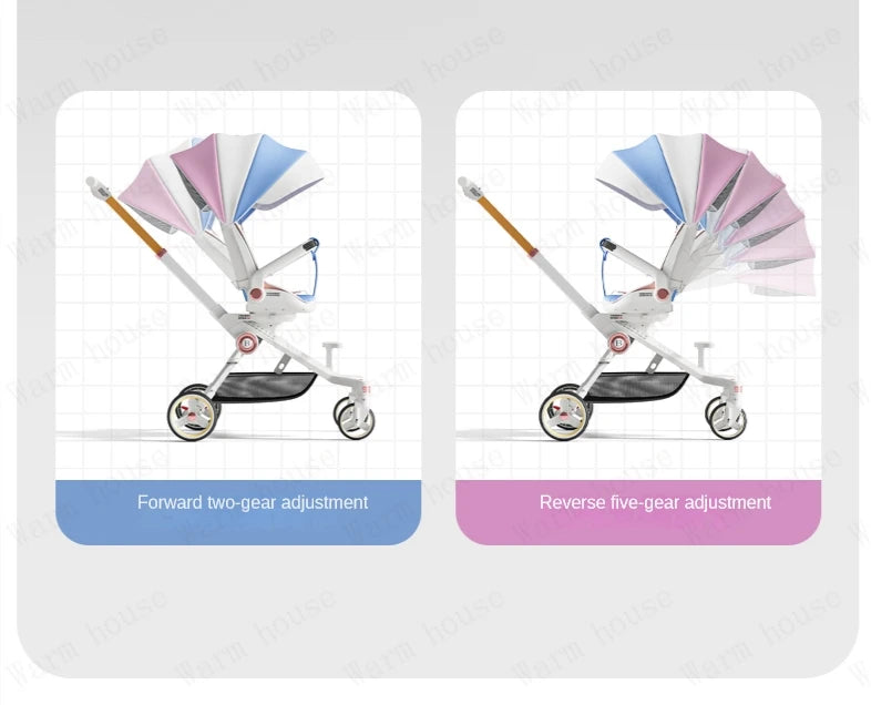 Baby stroller 0 to 3 years four-wheel stroller