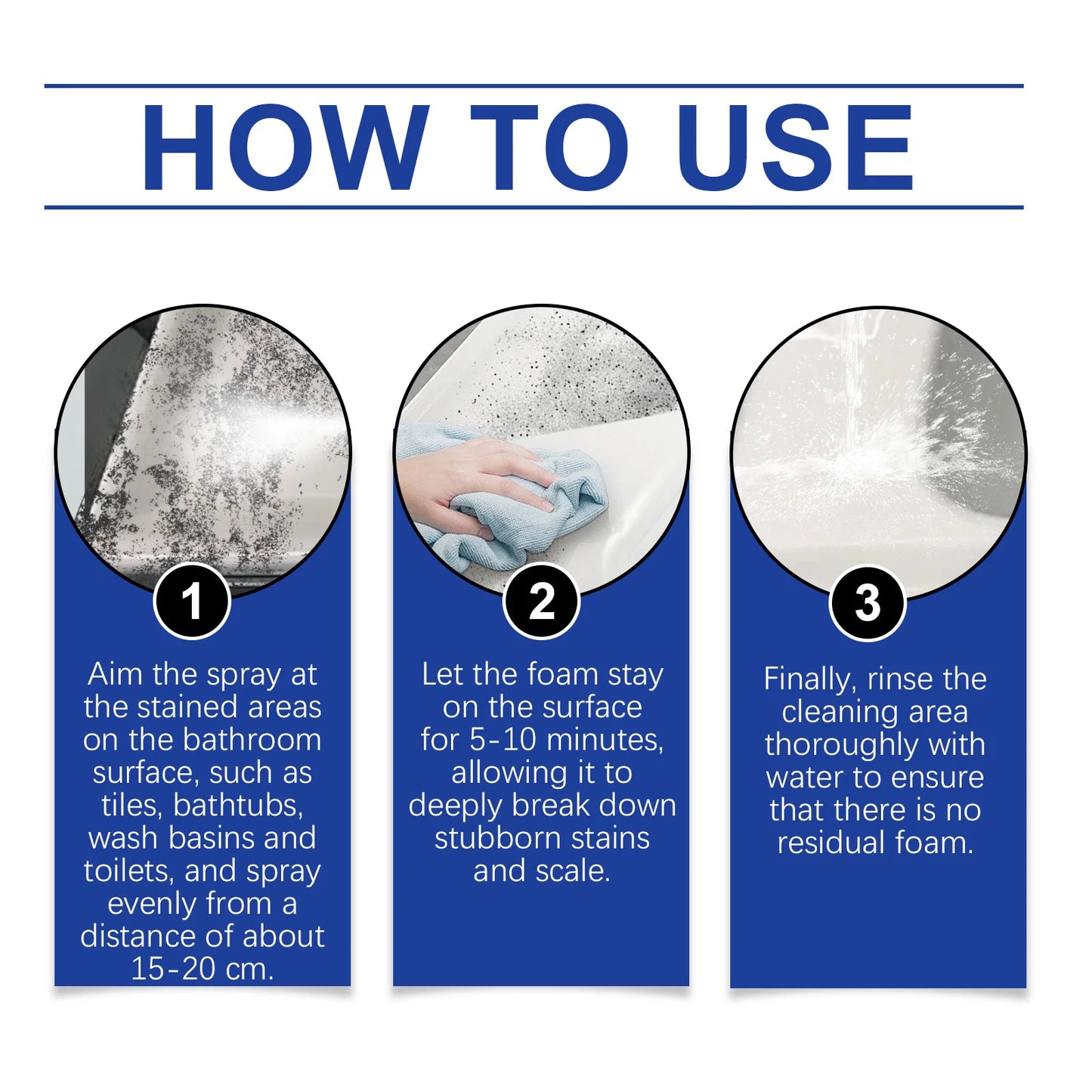 Bathroom Foaming Cleaning Spray