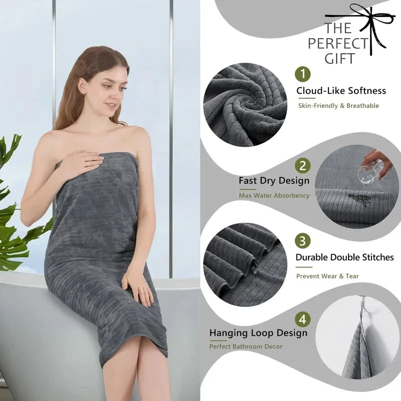 8 Pcs Bath Towel Set