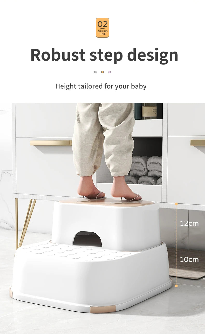 Kid Step Stool Bathroom Non Slip Safety Training