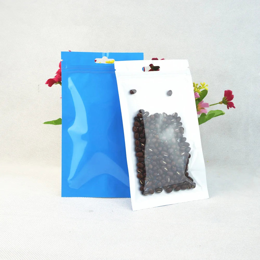 Milky White Standing Up Liquid Packing Bag