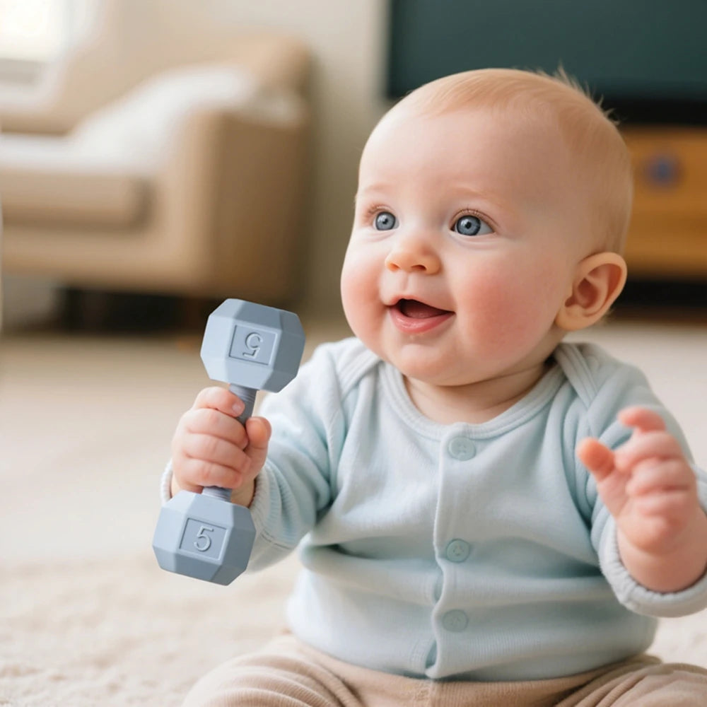 Hypoallergenic ultrasoft silicone teether rattle for infants – Winnebaby