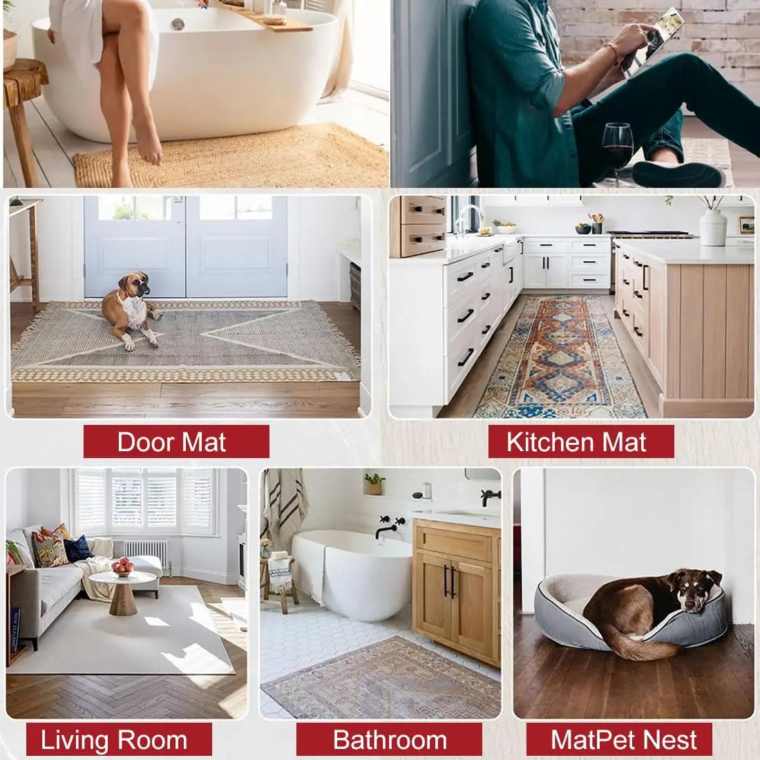 Rug Gripper Carpet Tape Non Slip Rug Pads