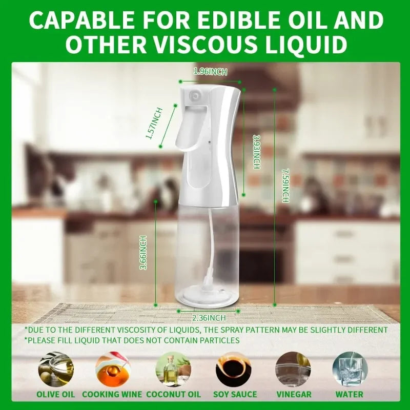 Multipurpose oil spray bottle for cooking and grilling