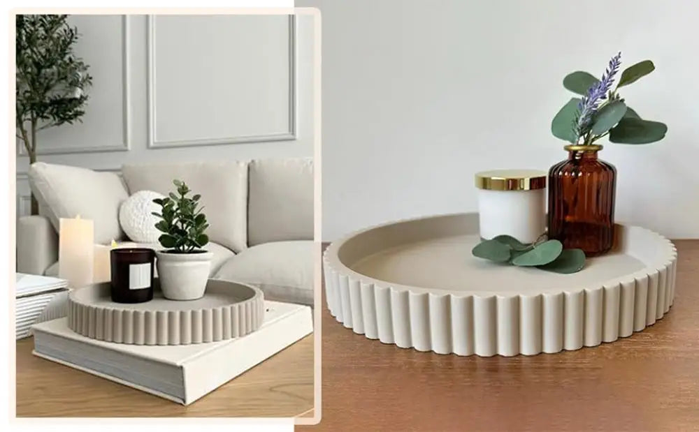 Round Decorative Tray