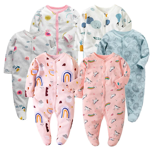 Newborn Footed Pajamas Girl and Boy
