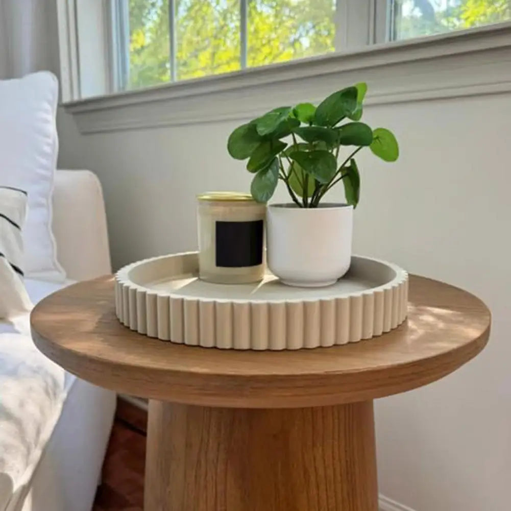 Round Decorative Tray