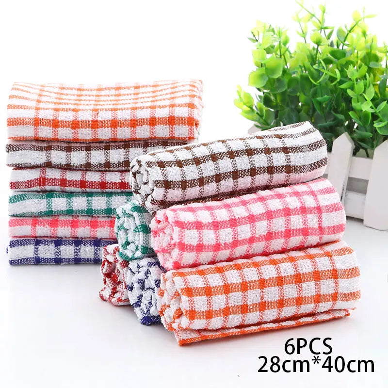 6PCS Cotton Kitchen Towel