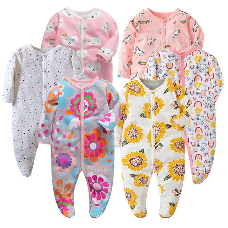Newborn Footed Pajamas Girl and Boy