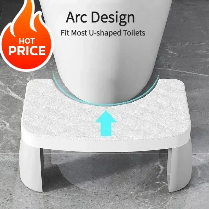 Anti-Slip Toilet Stool Squatting Foot Stool