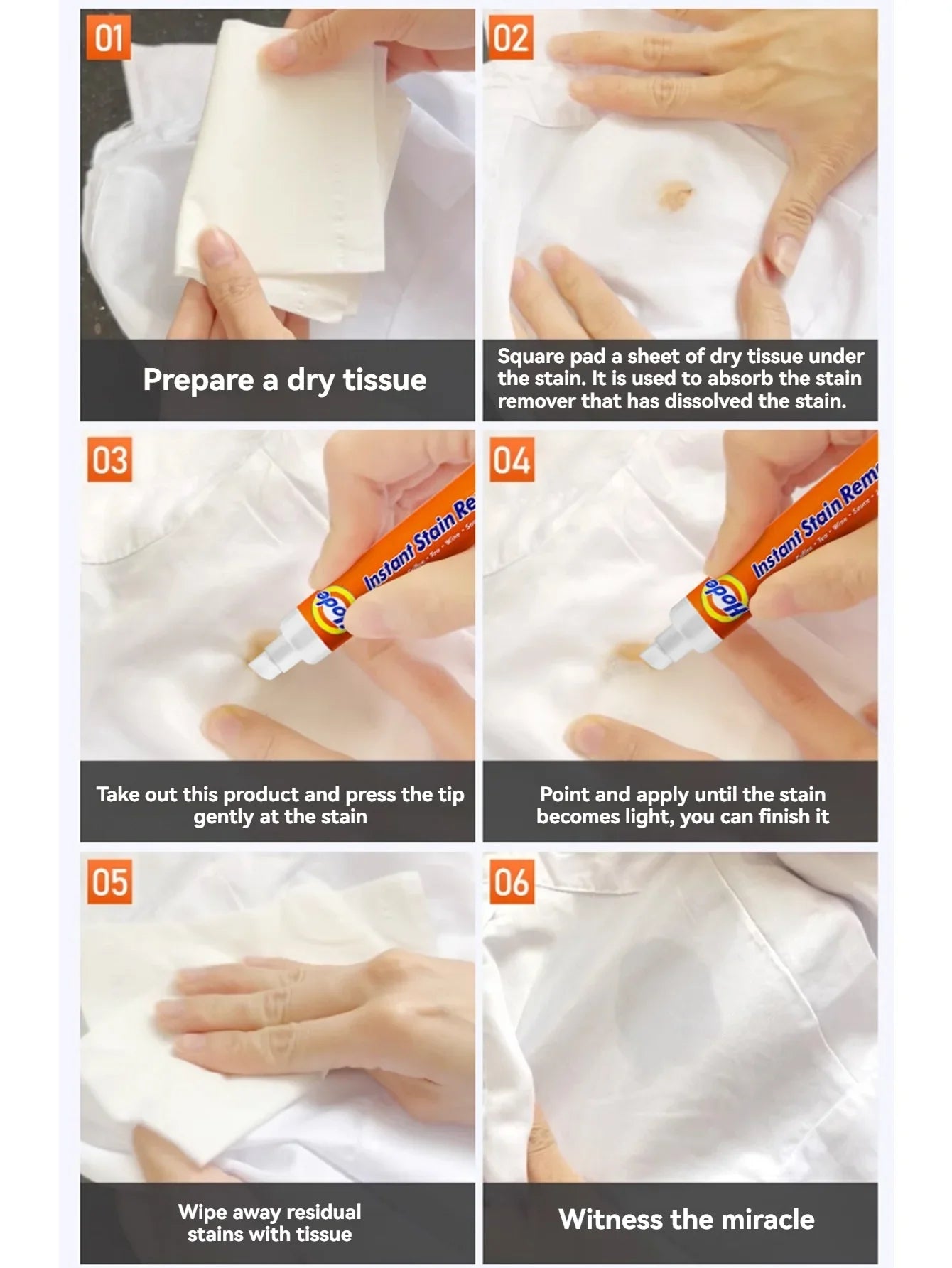 Portable&Convenient Stain Remover Pen