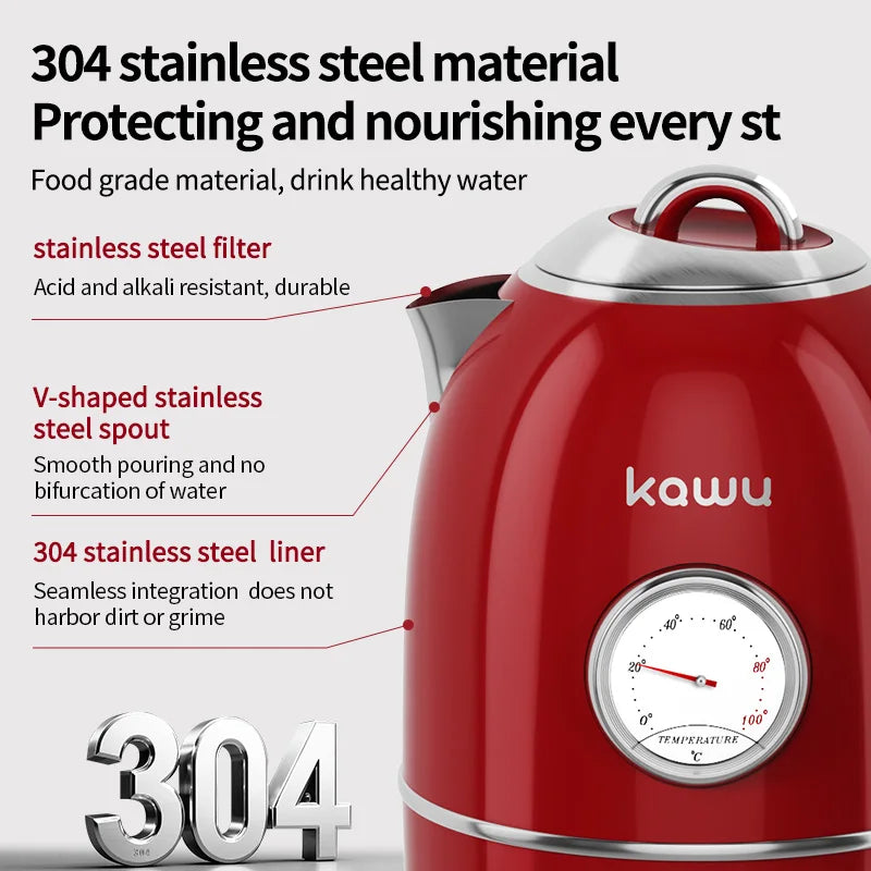 European-style retro electric kettle