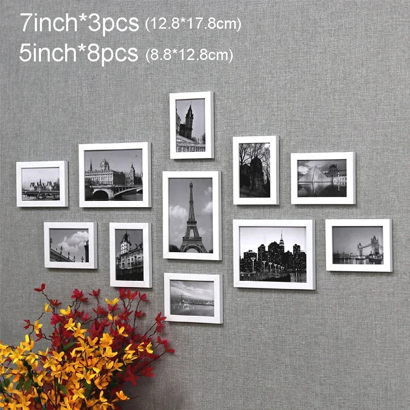 11Pcs Picture Frames Wall Photo Frame