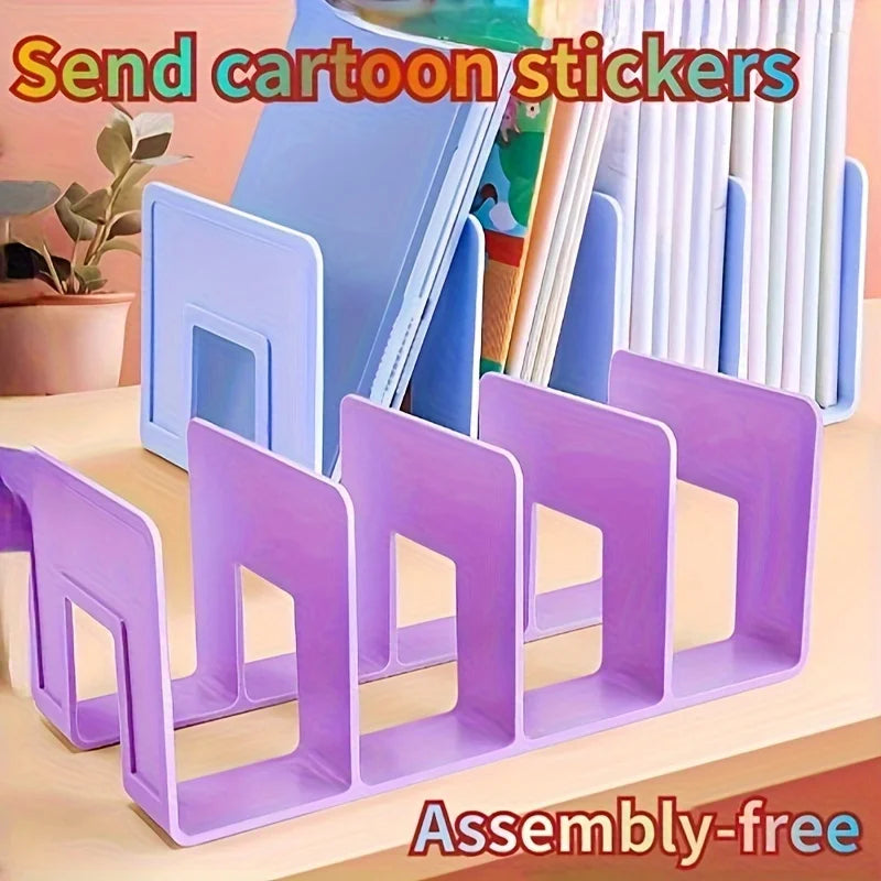 4 Grid Bookends Stand