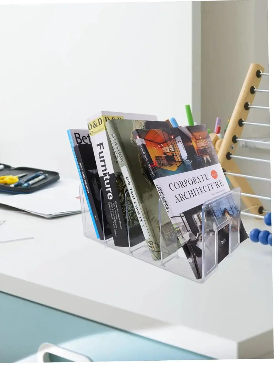 4 Grid Bookends Stand