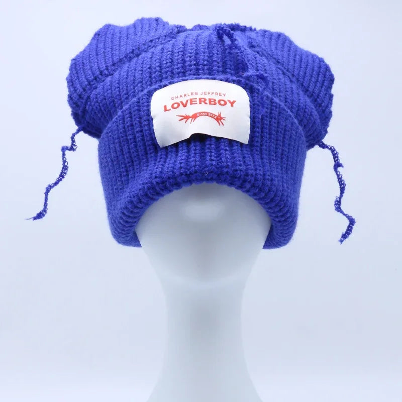 Long fox Ears Knitted Hat