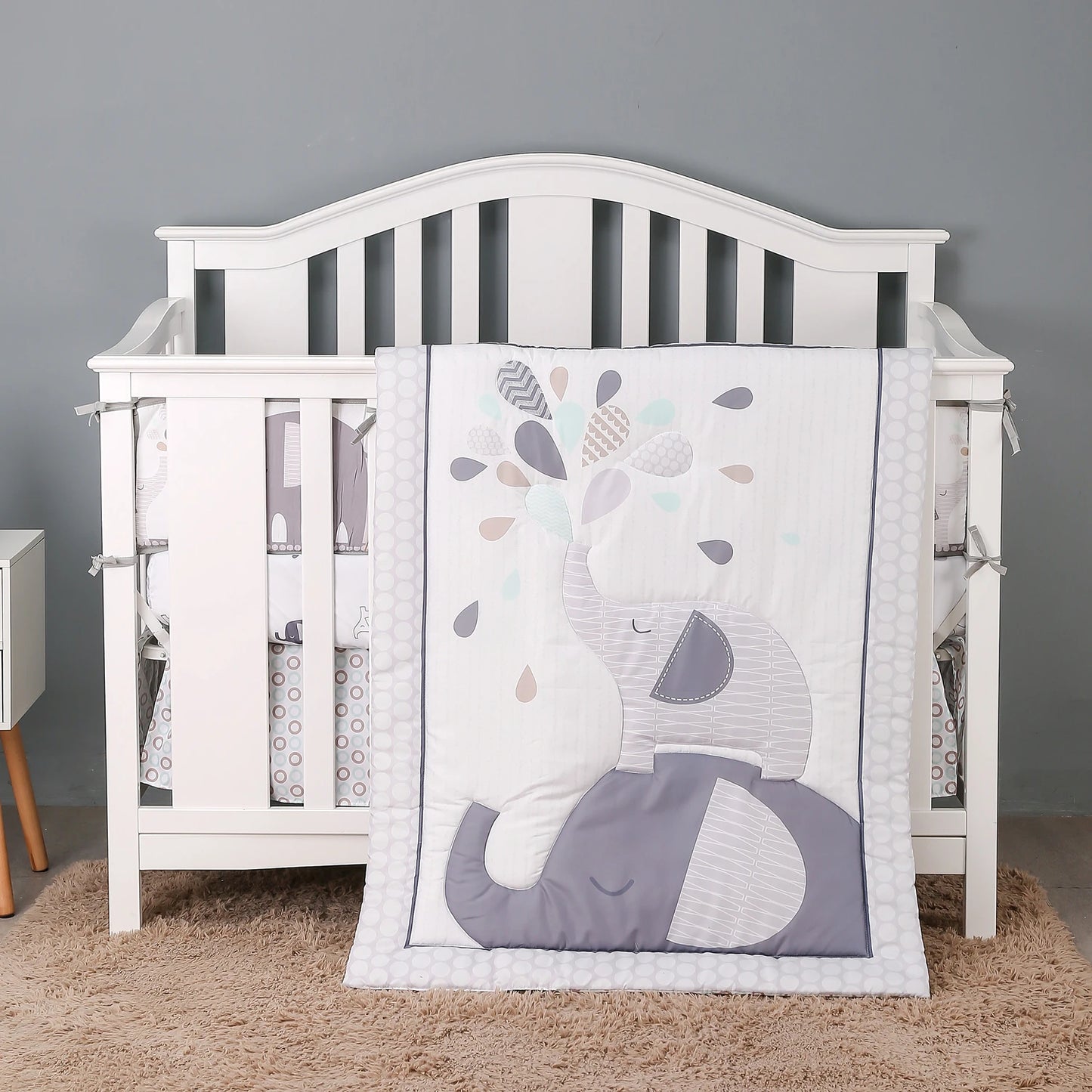 Luxury Super Soft Breathable Cot Bedsheets Crib