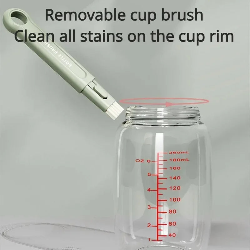 Baby Silicone Bottle Brush Set