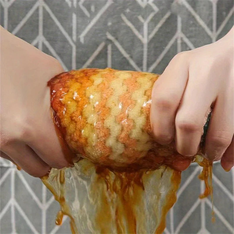 20pcs/10pcs Microfiber Cleaning Cloth Ultra Absorbent Durable Kitchen Towels