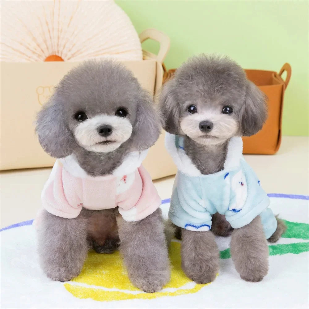 Hooded Fleece Puppy Dog Pajamas
