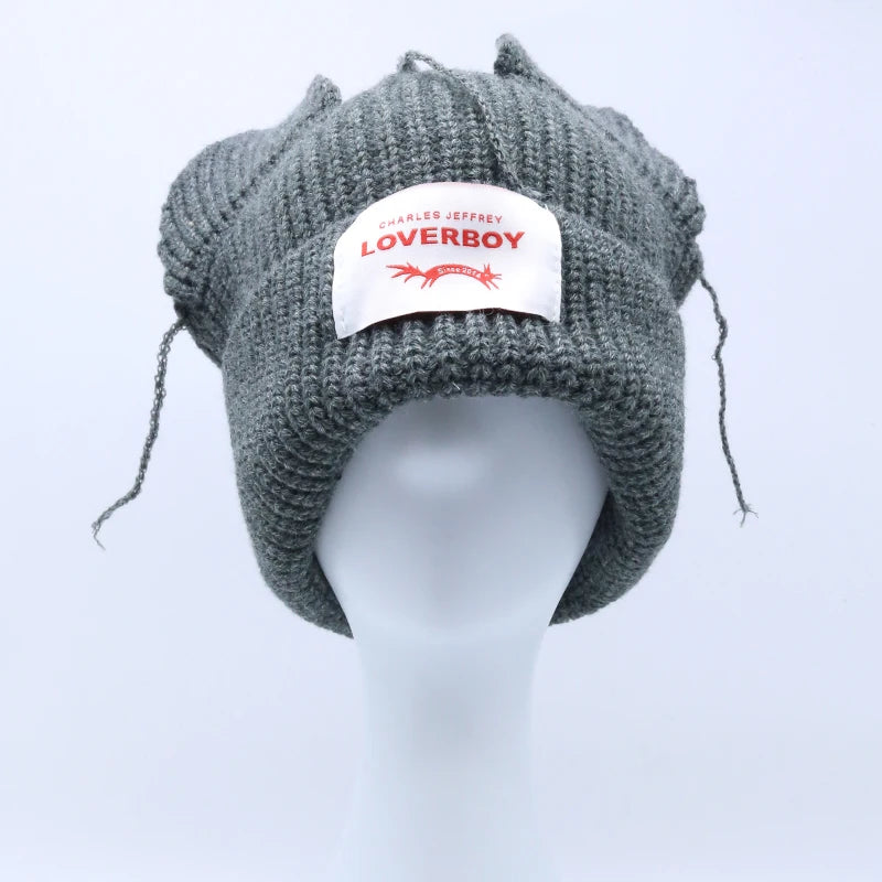 Long fox Ears Knitted Hat