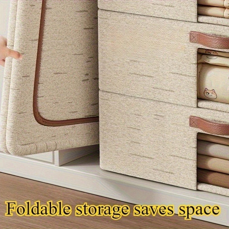 Bed Under Storage Foldable Fabric Bin