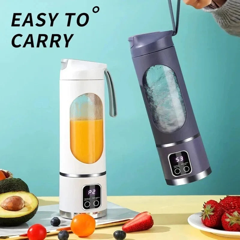 450ml Portable Blender with 12 Blades & Dual Motor