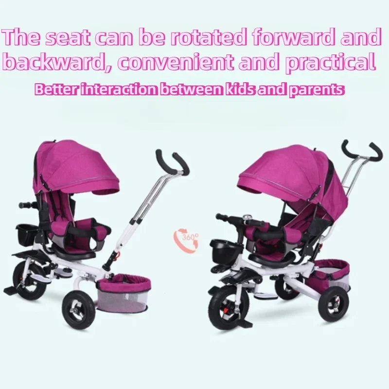 4 in 1 Folding Kids Trike Sit