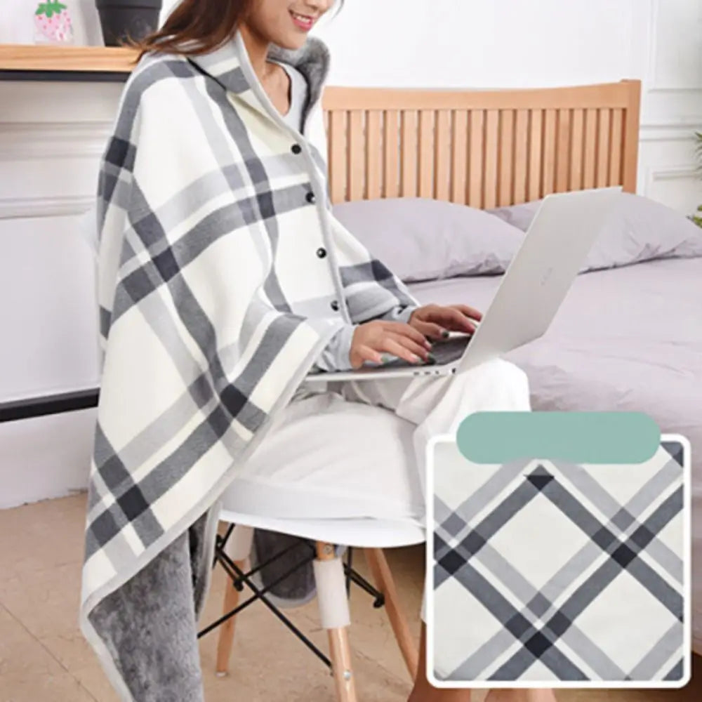 Throw Blankets Plaid Blanket Wearable Blanket