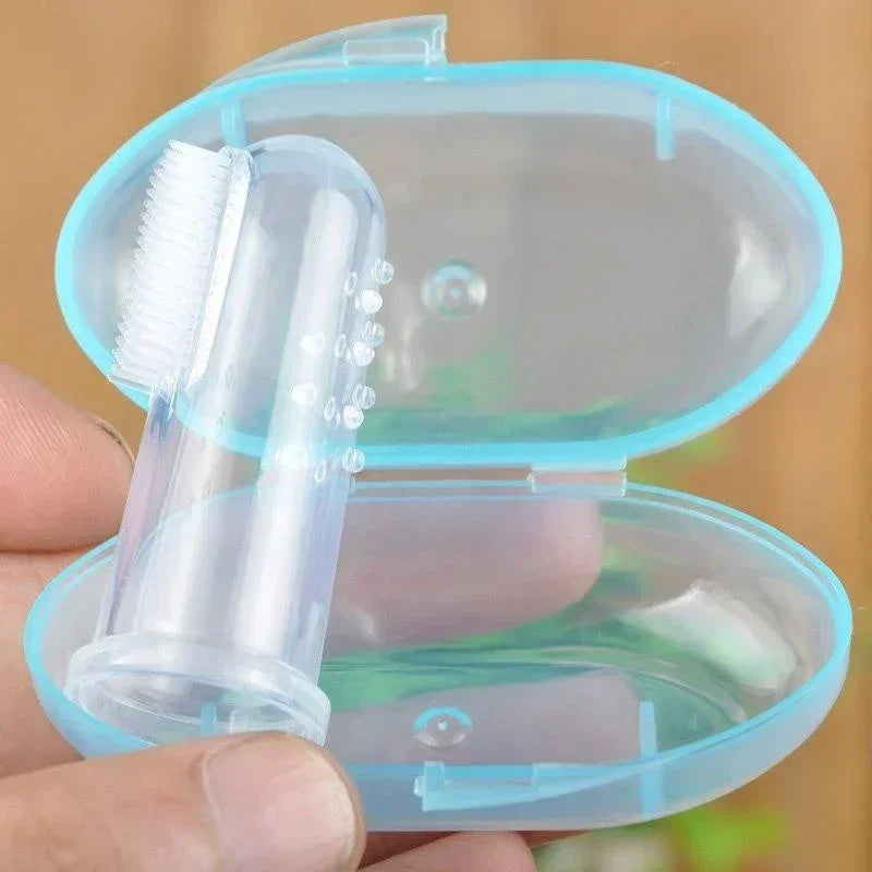 Baby Finger Toothbrush With Box Silicone