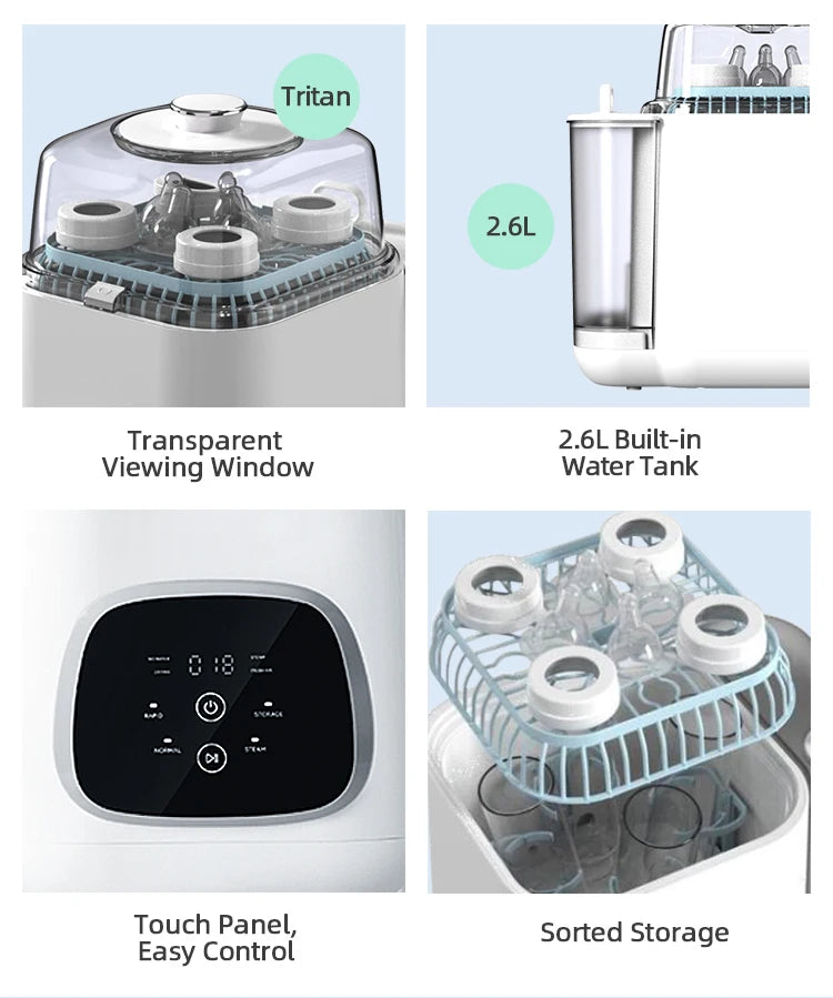 Oem Odm 530w Baby Bottle Sterilizers Baby Bottle Washer Machine Baby Dishwasher