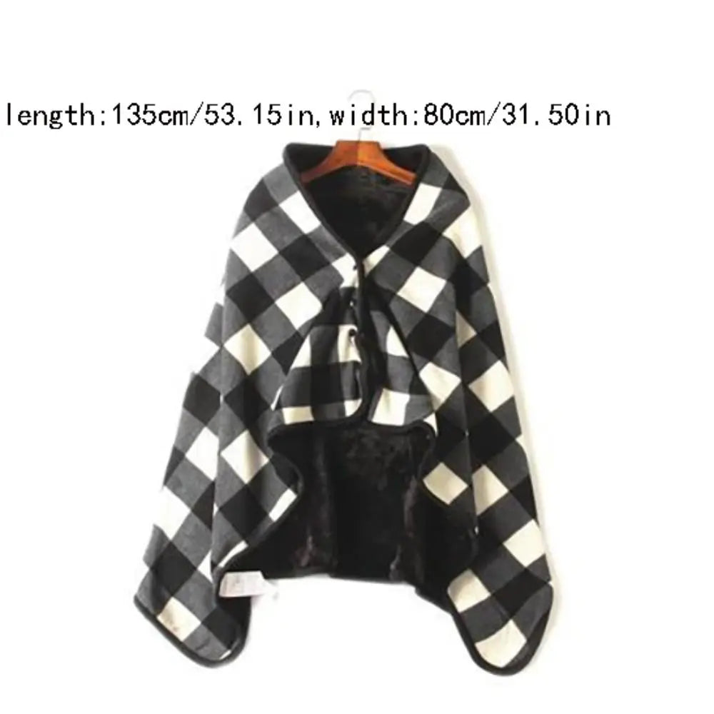 Throw Blankets Plaid Blanket Wearable Blanket
