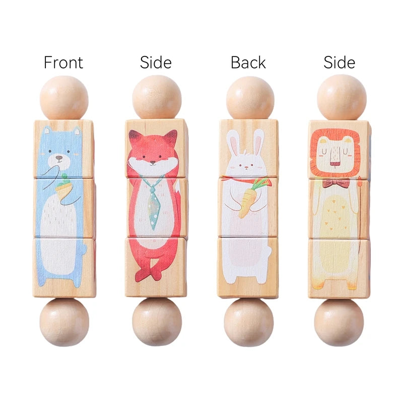 Wooden Montessori Handbell Toy - Stimulating Growth