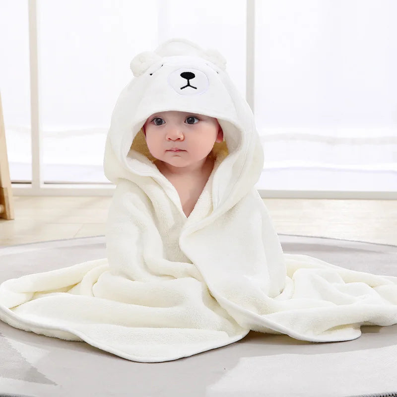 Baby Bath Towels Soft Newborn Hooded Towel