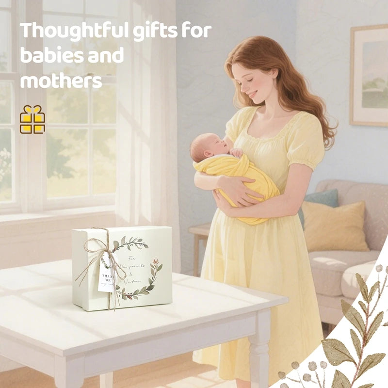 Baby Bathing Set Gift Box Wooden