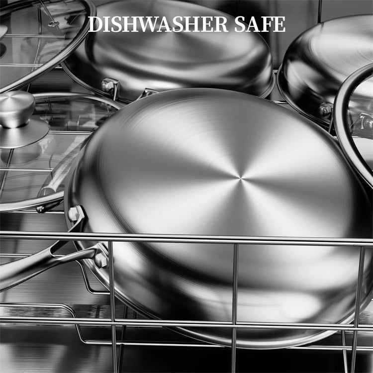 Nonstick Frying Pan Stainless Steel