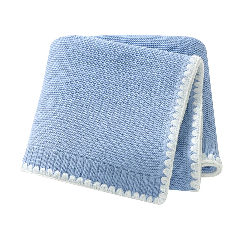 Solid Baby Receiving Blankets for Girl & Boy