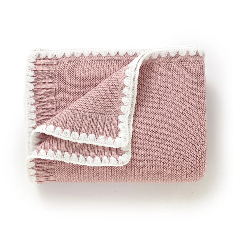 Solid Baby Receiving Blankets for Girl & Boy