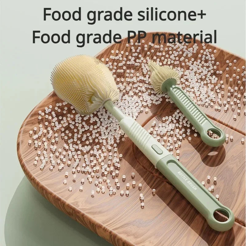 Baby Silicone Bottle Brush Set