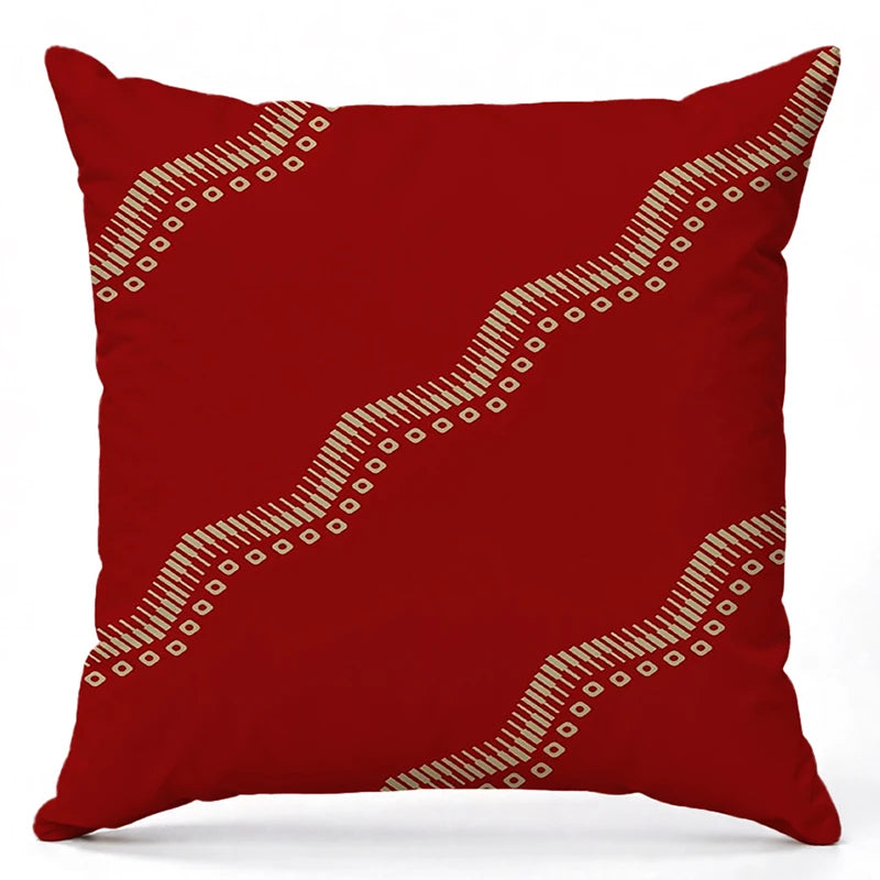 Red Outdoor Throw Pillows for Patio Decor