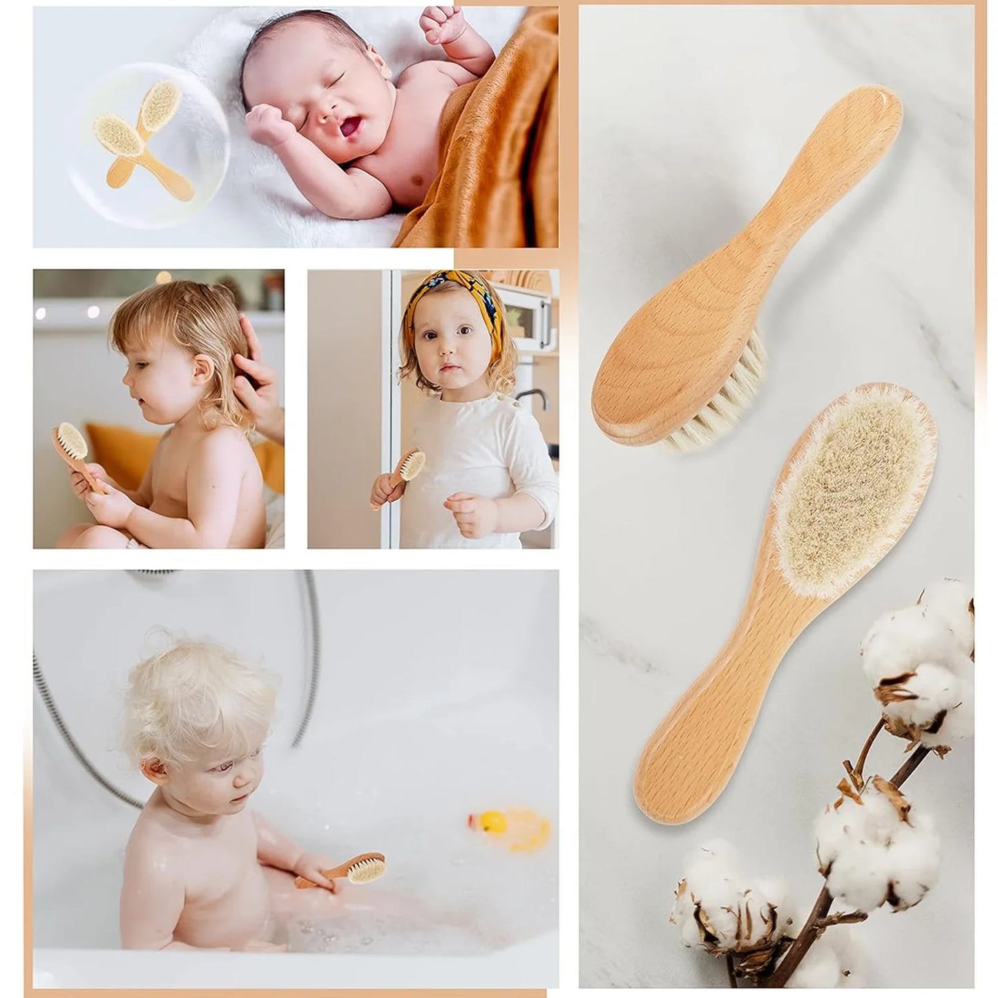 Baby Care Hair wool Brush