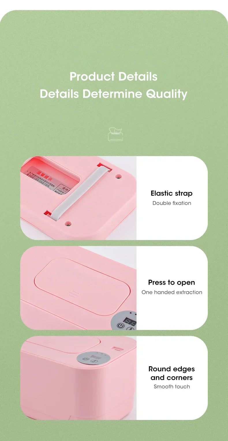 USB Baby Wipe Warmer Digital Display