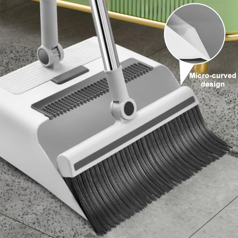 Broom Dustpan Floor Brush Set