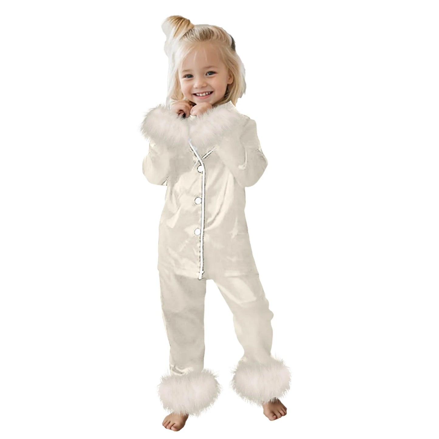 Baby Girl Footed Pants