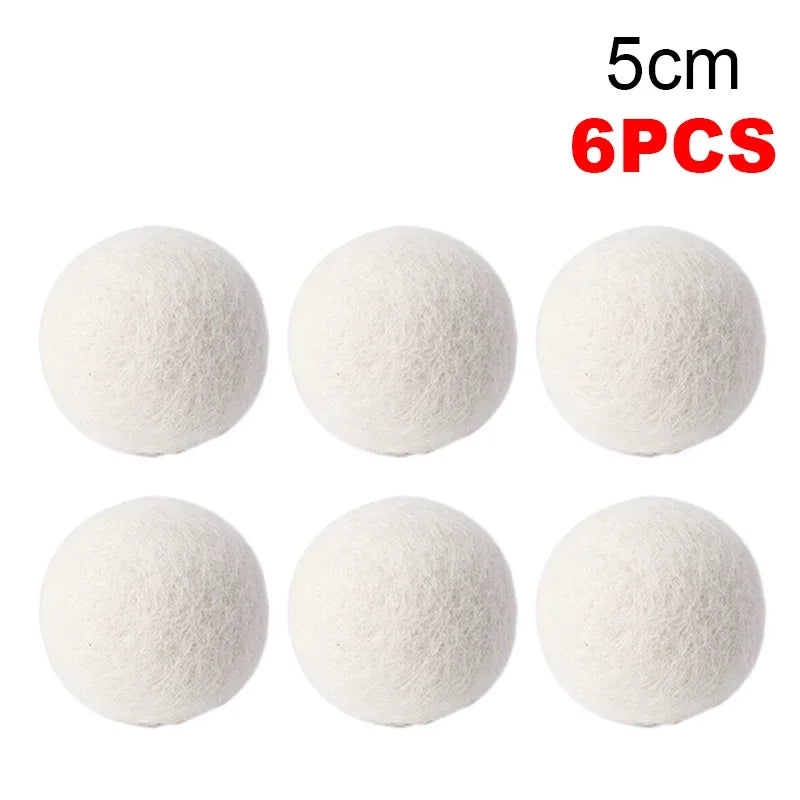 Wool Dryer Balls Reusable Fleece Laundry Ball