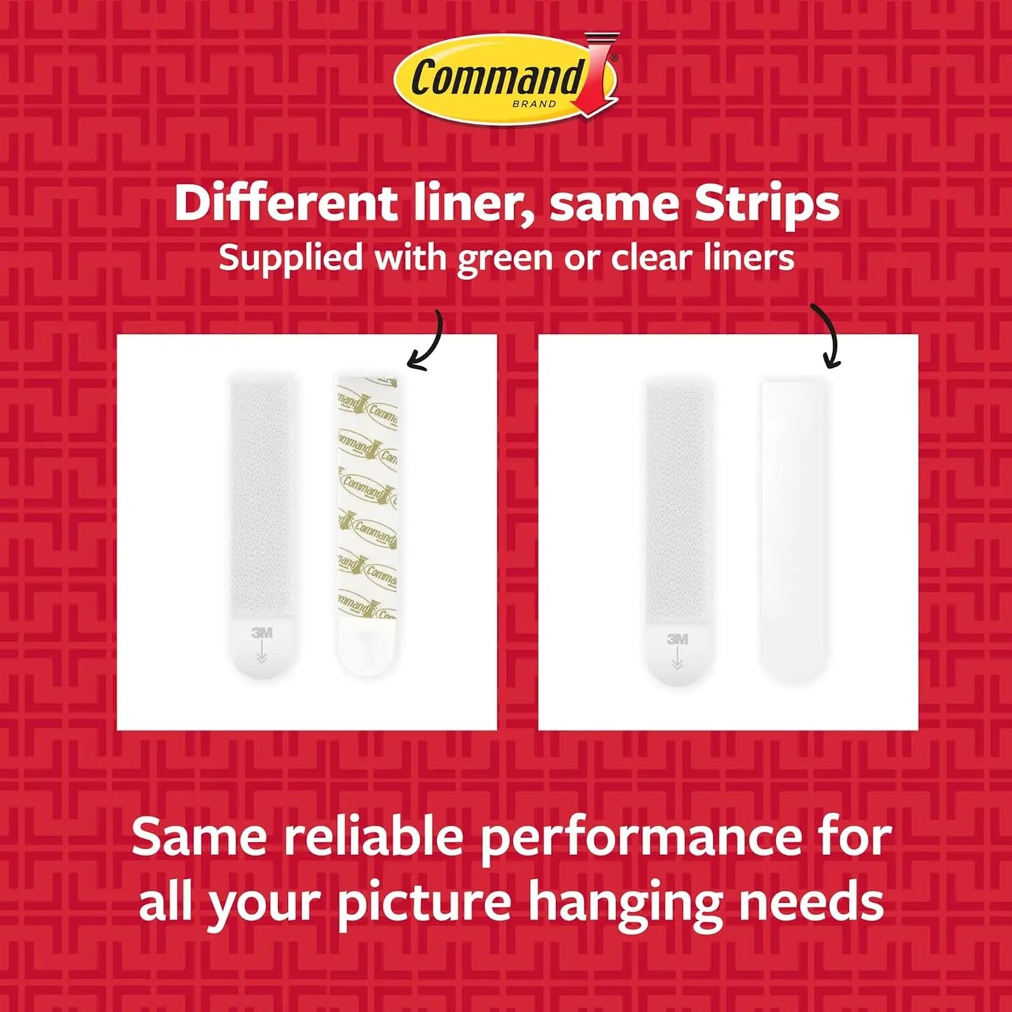 Small 3M Command Picture Hanging Strips