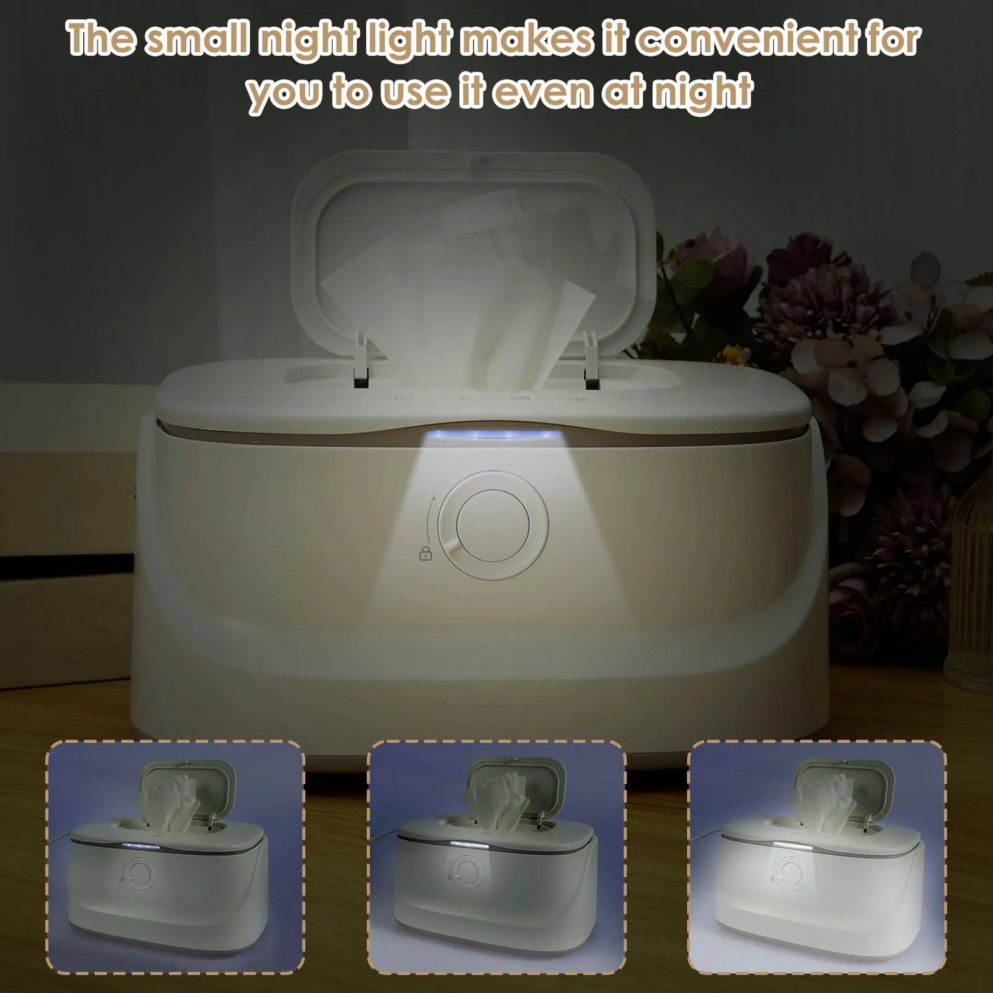 USB Baby Wipe Warmer LED Light