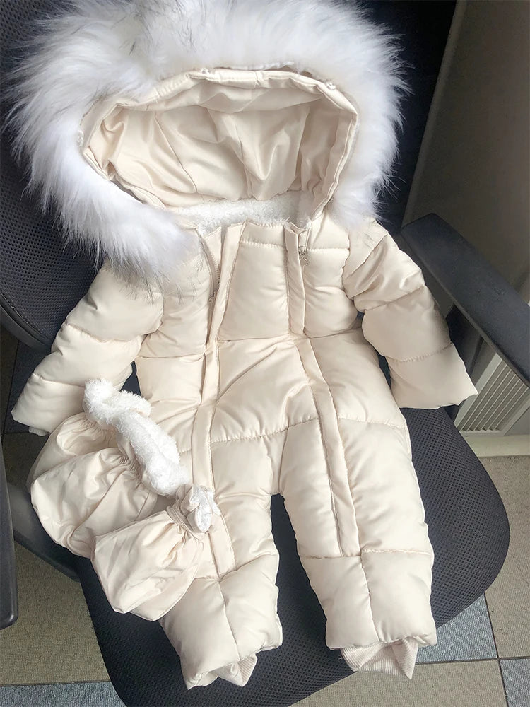Winter Baby Jumpsuit With Glove