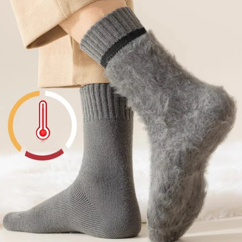 Thick Fuzzy Wool Socks